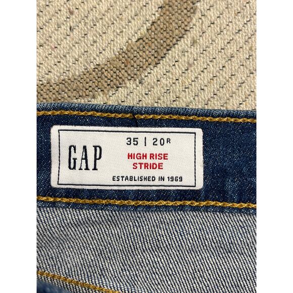 GAP High Rise Stride Wide Leg Blue Jeans, Size 20, NWT, MSRP: $79.95 - Picture 5 of 13